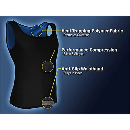 Vest Shapewear Waist Shaper Corset for Women Sauna Sweat Shaper Vest for Men Women Slimming Vest Body Shaper Fat Burning